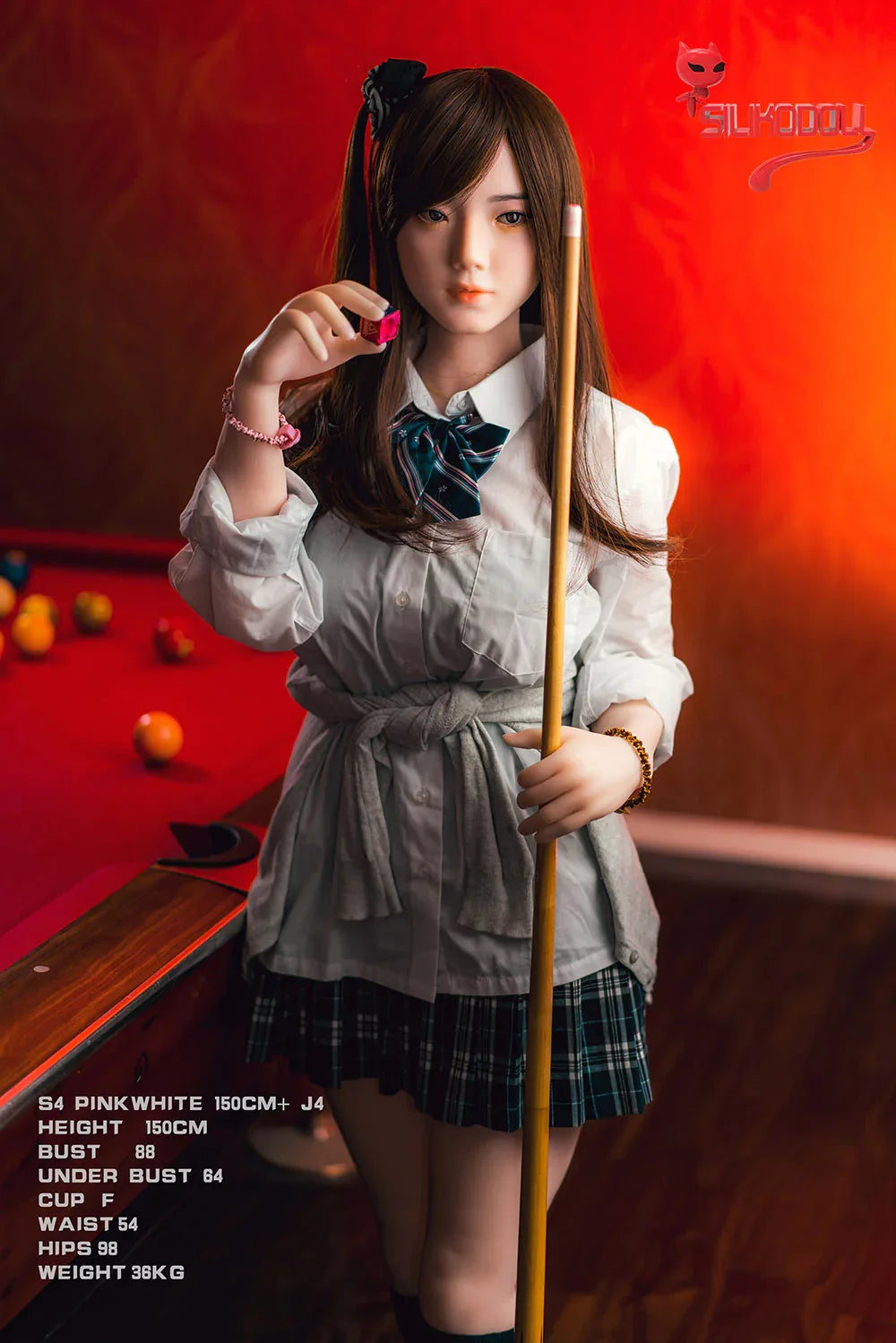 Siliko S4 Pinkwhite 150cm+J4