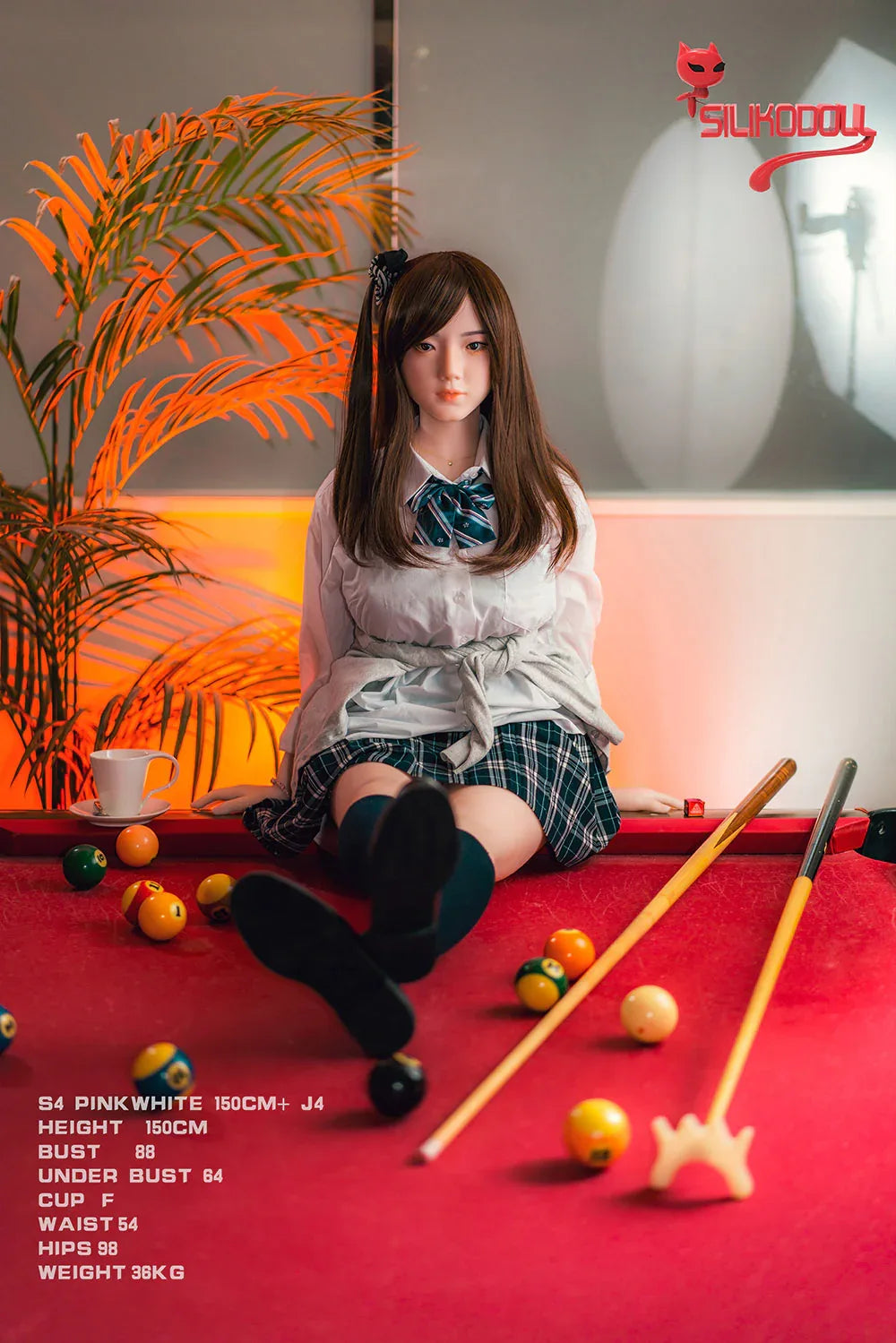 Siliko S4 Pinkwhite 150cm+J4