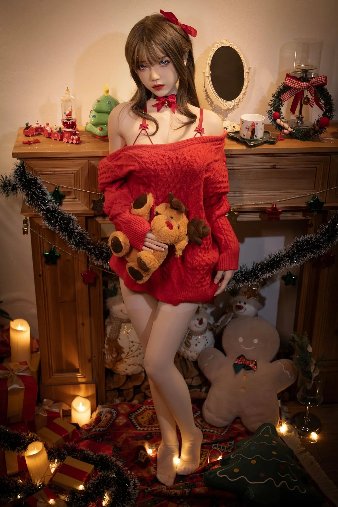 XYDOLL Kaelani: 158cm D-Cup Christmas Silicone Sex Doll