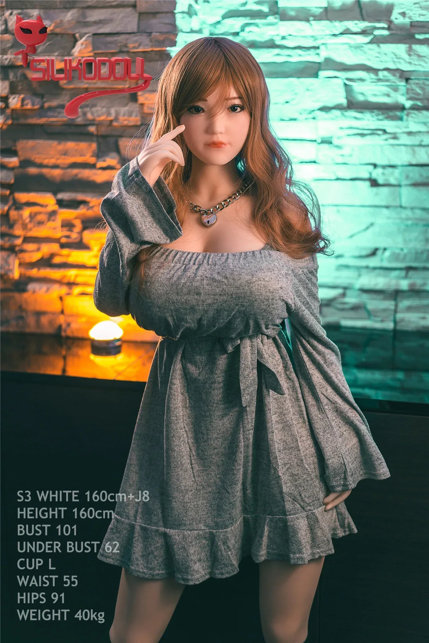 Siliko S3  White 160cm +J8