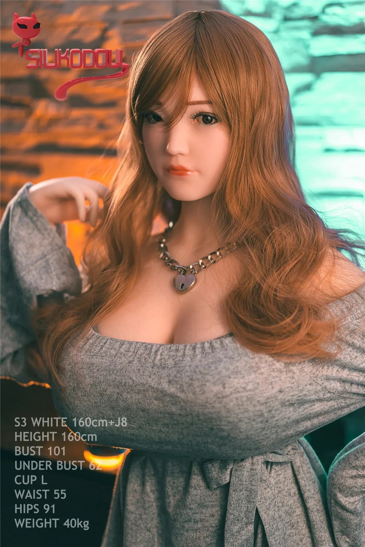Siliko S3  White 160cm +J8