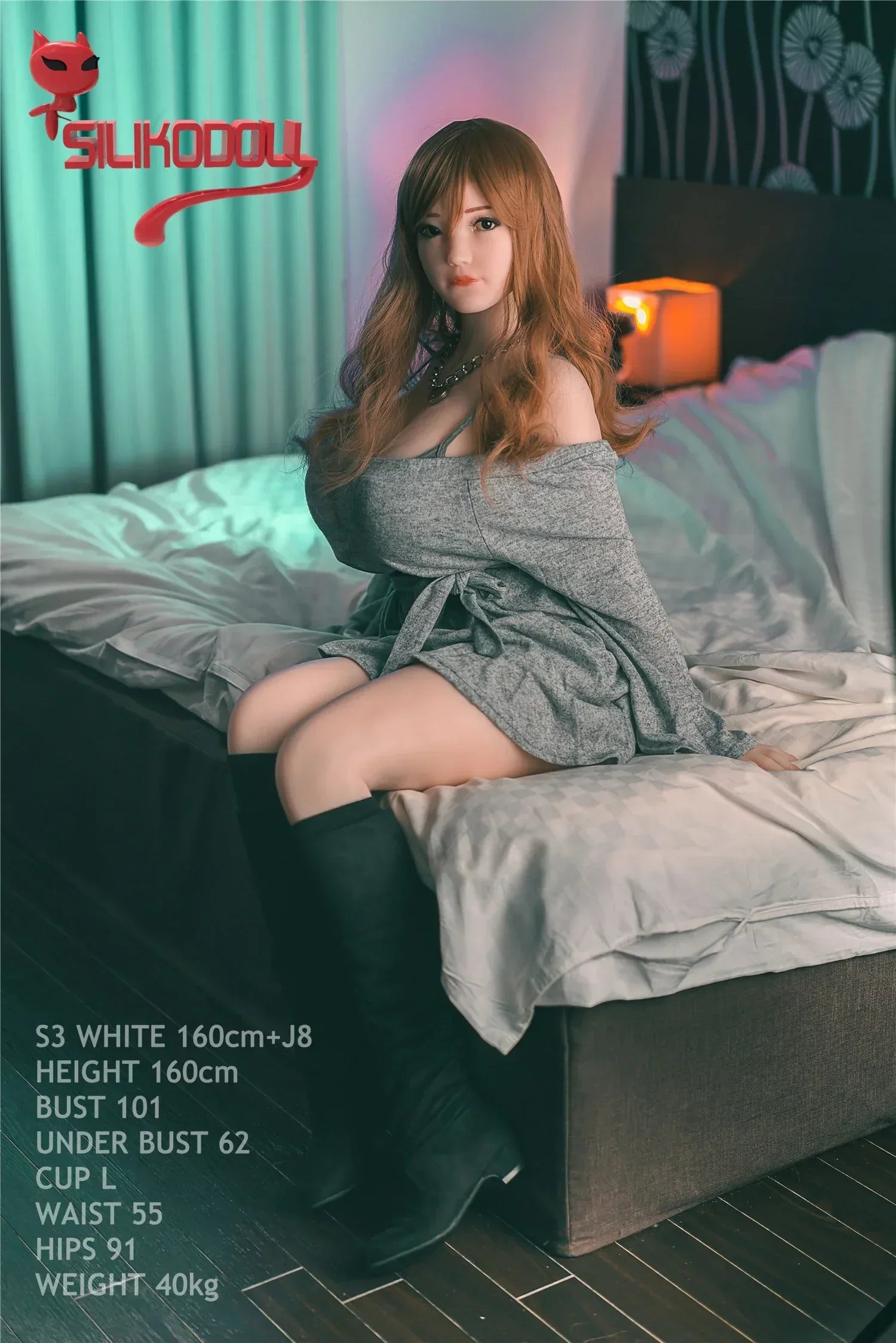 Siliko S3  White 160cm +J8