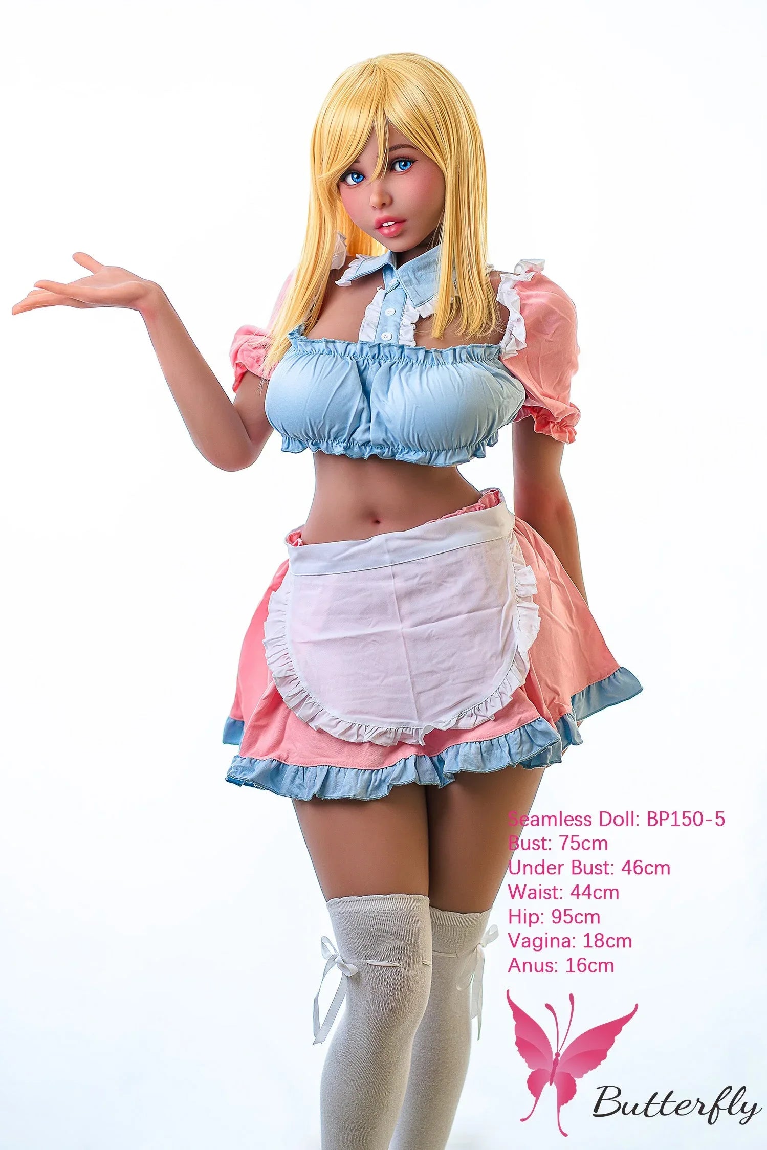 Butterflydoll BP150-5 Ariel Plus, TPE Sex Doll