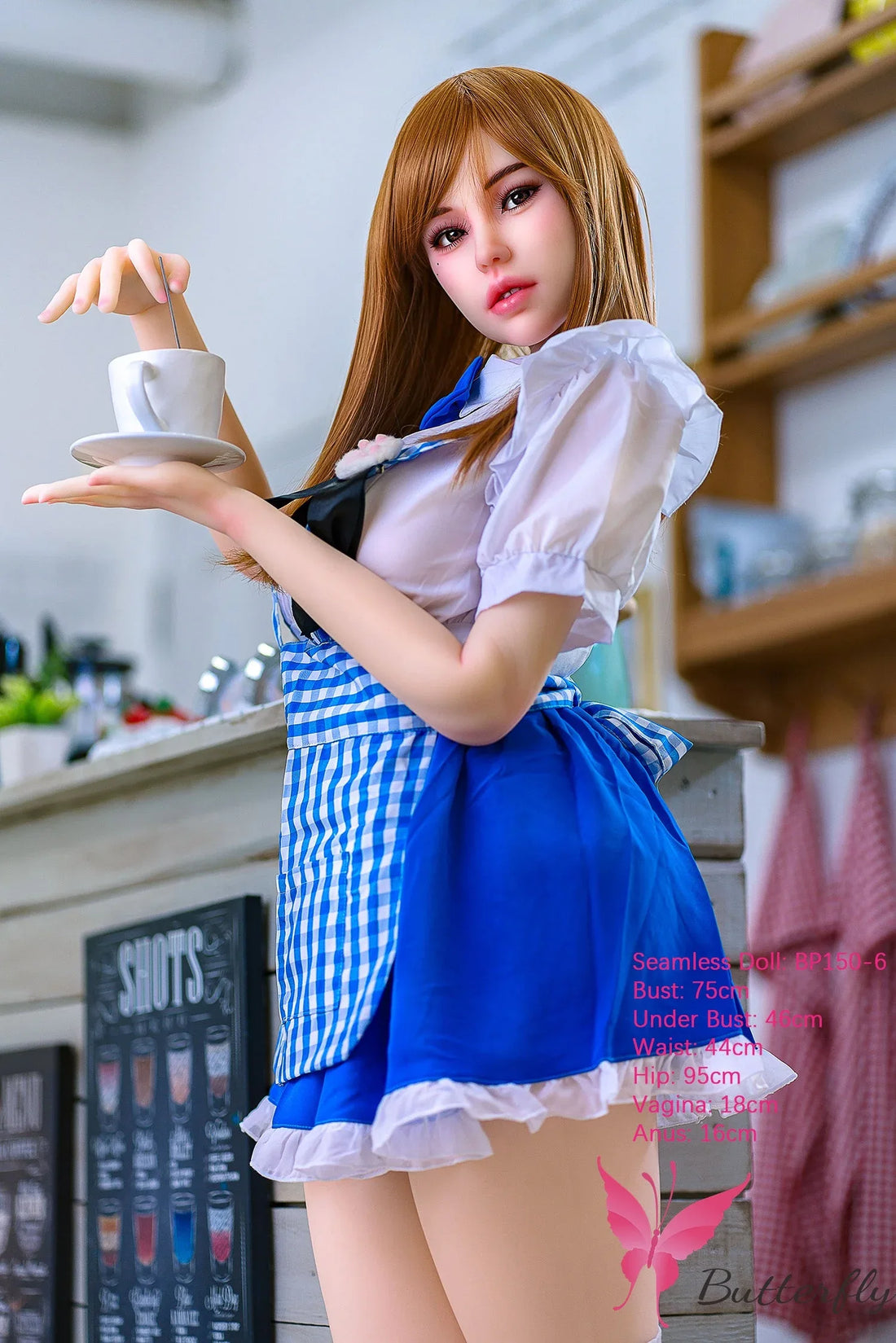 Butterflydoll BP150-6 Amber, TPE Sex Doll