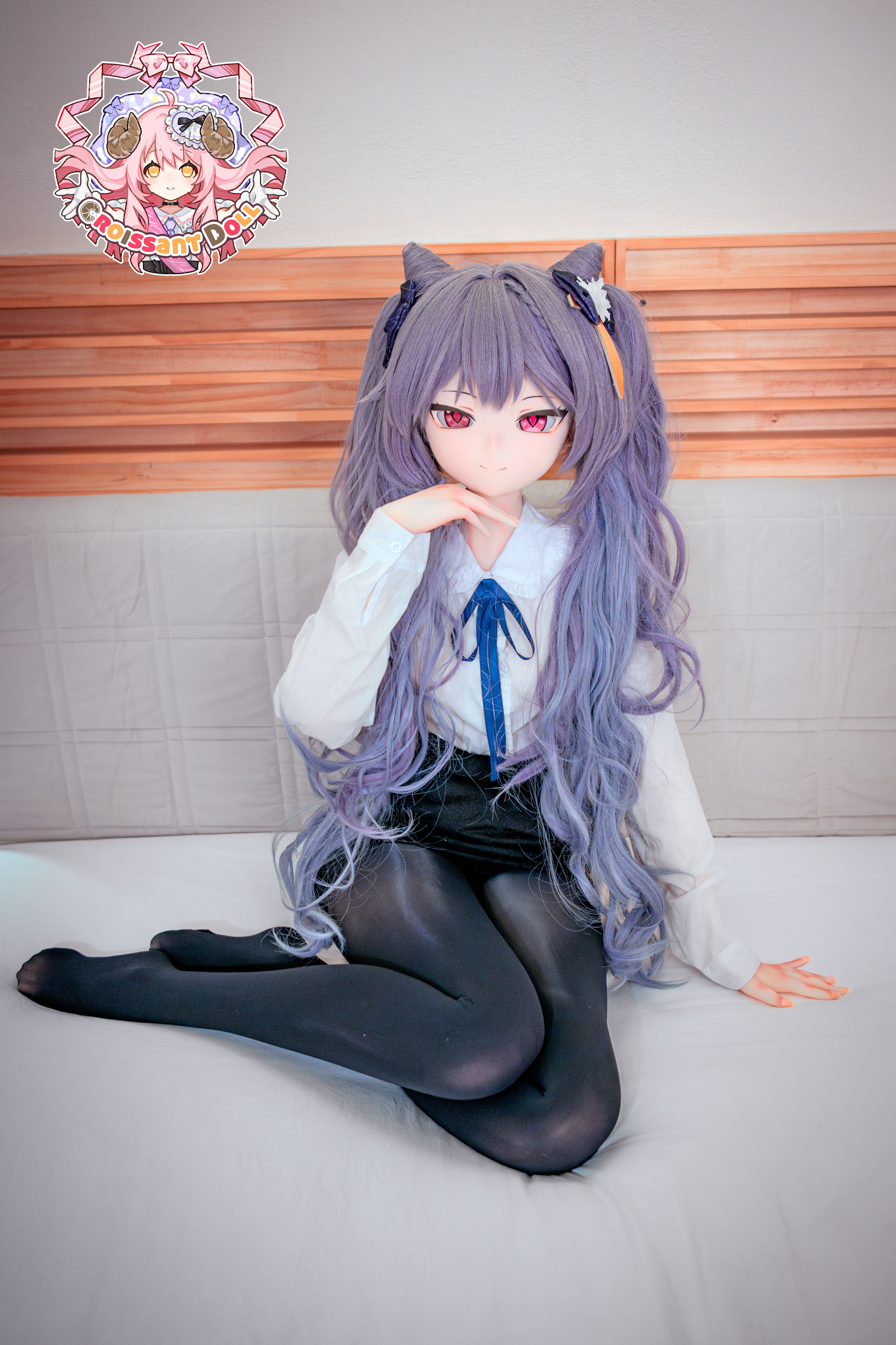 Croissant Doll #B04, 155cm Love Doll – Vinyl Head, Hand-Painted Makeup, White Skin, Cosplay Style, Alluring