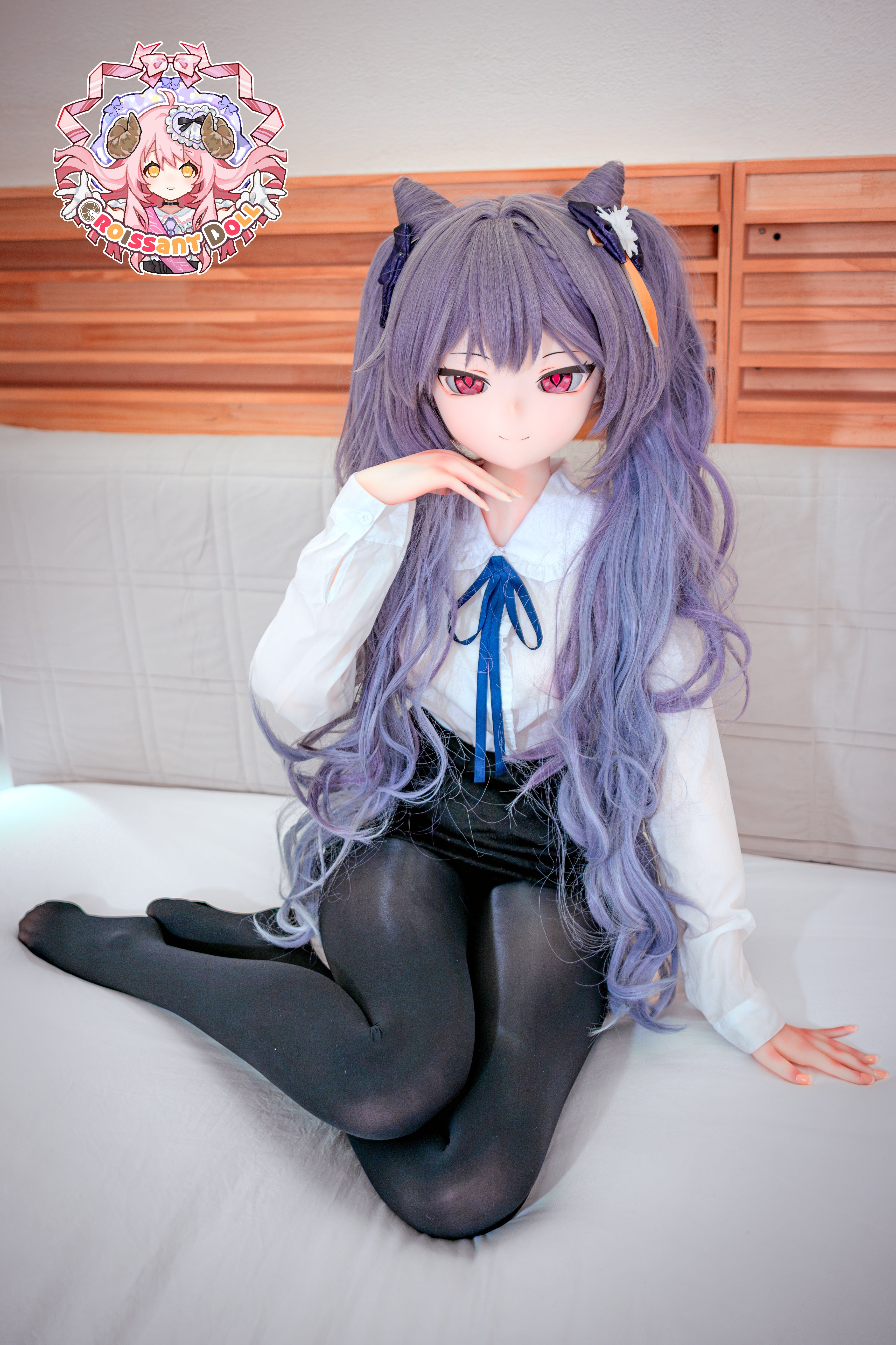 Croissant Doll #B04, 155cm Love Doll – Vinyl Head, Hand-Painted Makeup, White Skin, Cosplay Style, Alluring