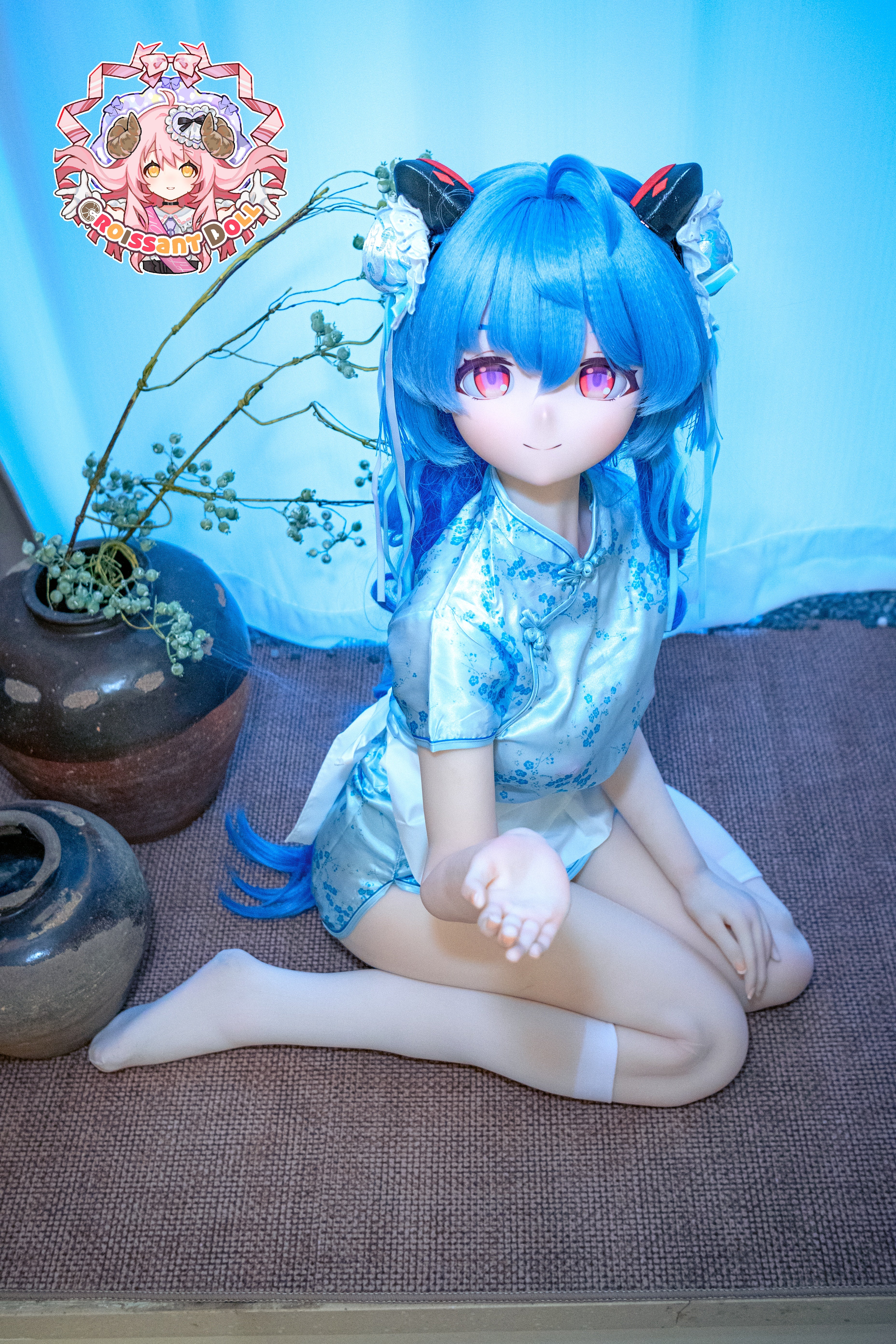 Croissant Doll #B03 155cm-plus Love Doll – Decal Makeup, Vinyl Head, Fair Skin, Cosplay Style, Cute & Charming