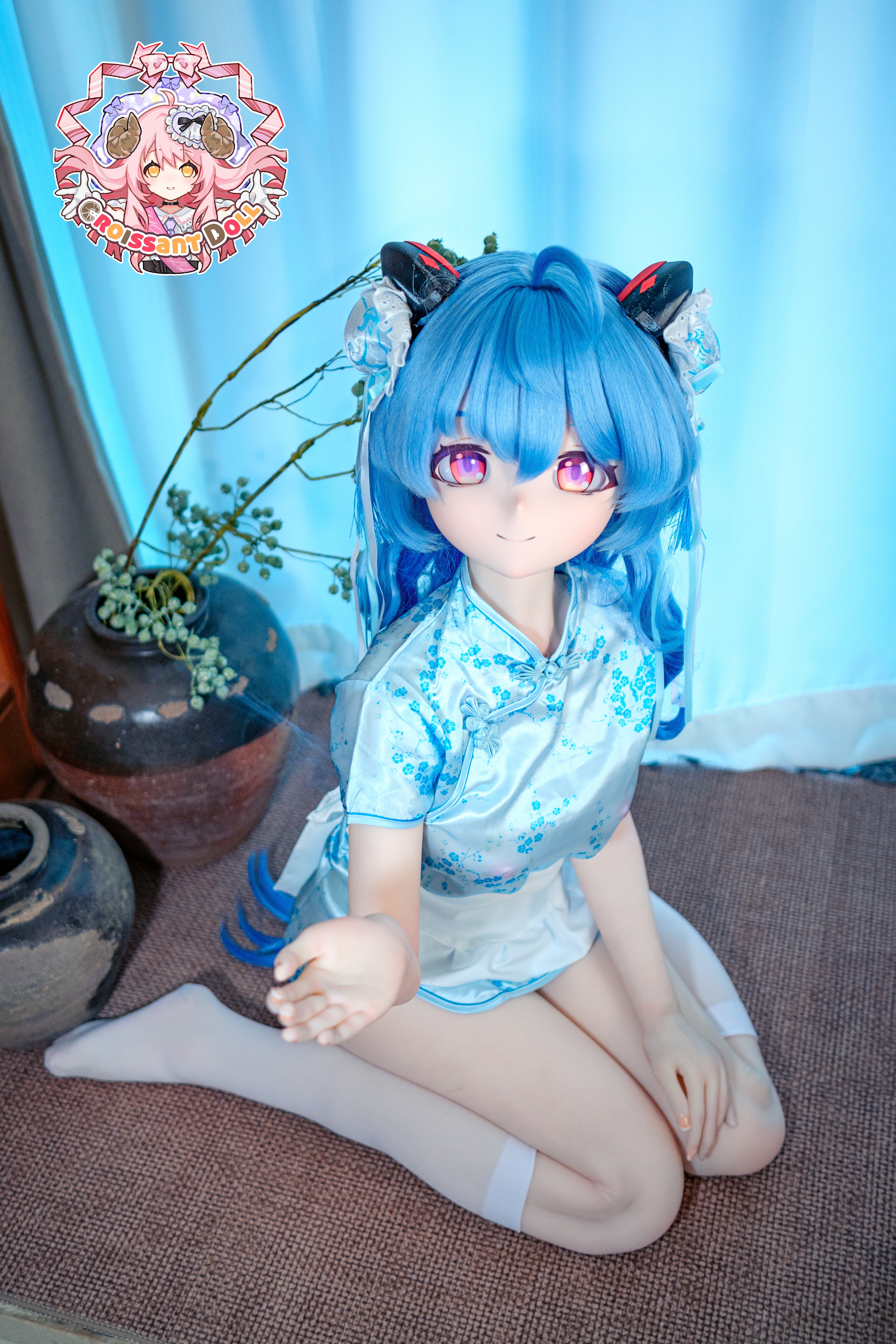 Croissant Doll #B03 155cm-plus Love Doll – Decal Makeup, Vinyl Head, Fair Skin, Cosplay Style, Cute & Charming