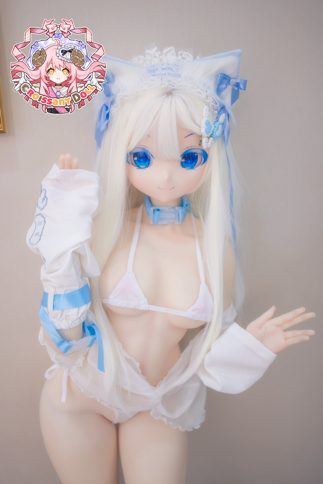 Croissant Doll #B04 155cm-plus Love Doll , Decal Makeup, Vinyl Head, Fair Skin, Cat Girl